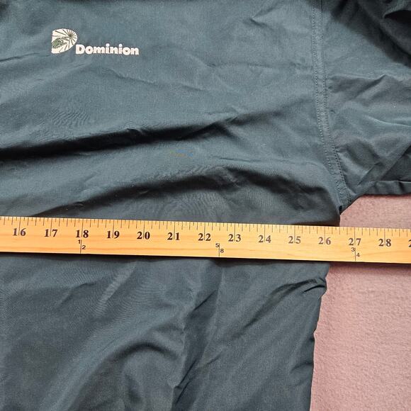 Vintage Cutter & Buck Windbreaker Pullover Green Mens 2XL DOMINION Energy - Picture 4 of 10